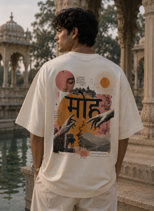 MOH मोह — Oversized Terry Tee | Unisex Relaxed Fit