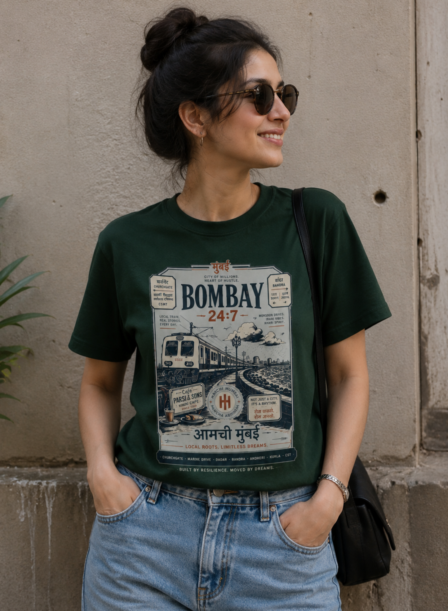Bombay 24:7 — Aamchi Mumbai Graphic Tee | Unisex Fit