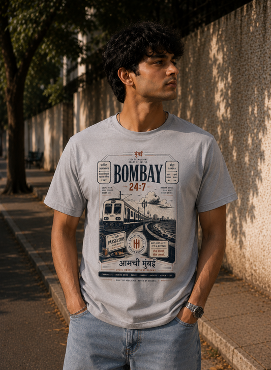 Bombay 24:7 — Aamchi Mumbai Graphic Tee | Unisex Fit