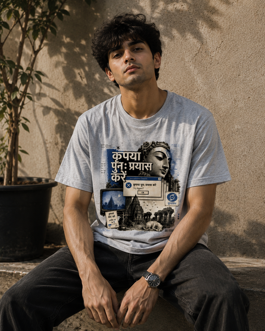 Retry Culture — Graphic Crew Neck Tee | Unisex Streetwear
